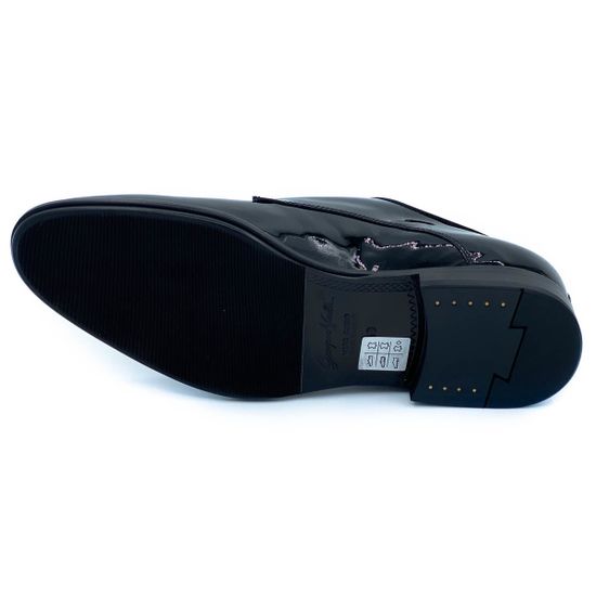 Туфли Giampieronicola черные из лакированной кожи - фото 4, 32857 GPN