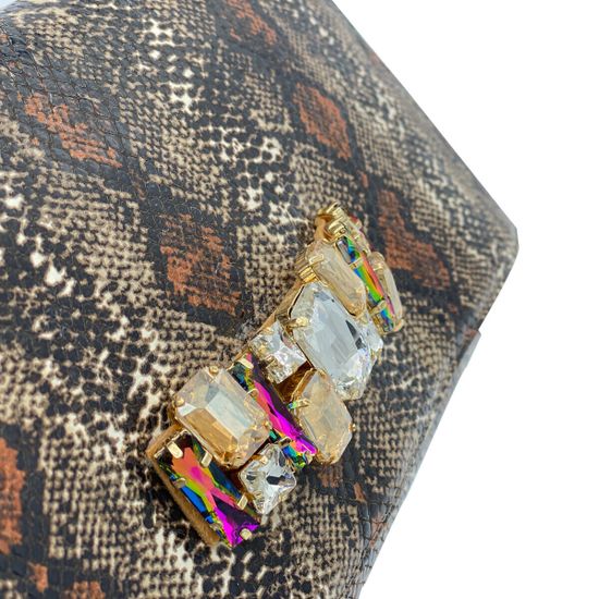 Клатч Ilasio Renzoni кожаный piton - фото 4, 