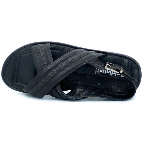 Сандалии Baldinini черные кожаные - фото 5, 