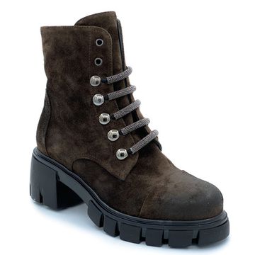 Ботинки Fru.it коричневые замшевые демисезонные - фото 2, 6415 FR MORO