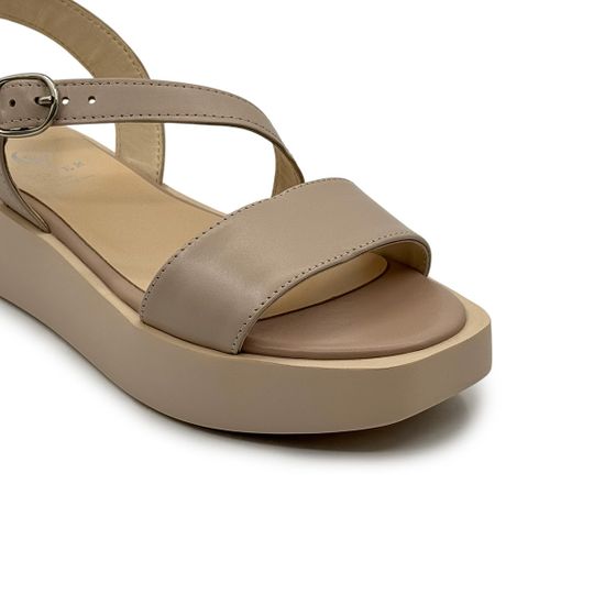 Босоножки CV COVER пудровые кожаные - фото 6, 1035-1 COV PUDR