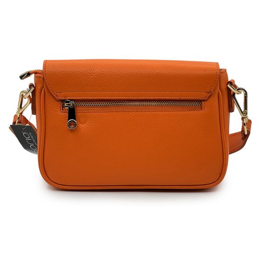 Сумка Di Gregorio оранжевая кожаная - фото 3, 8889 DG ORANGE