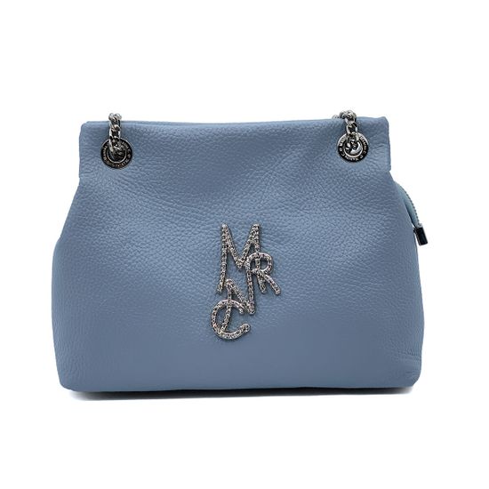 Сумка Marina Creazioni голубая кожаная - фото 1, 