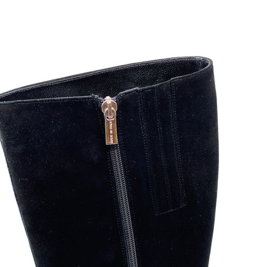 Сапоги Rosso Nero черные замшевые демисезонные - фото 9, 3983 RN