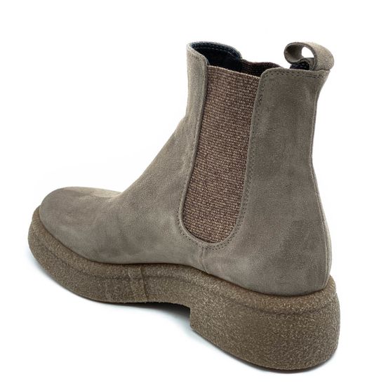 Ботинки Fru.it бежевые замшевые демисезонные - фото 3, 