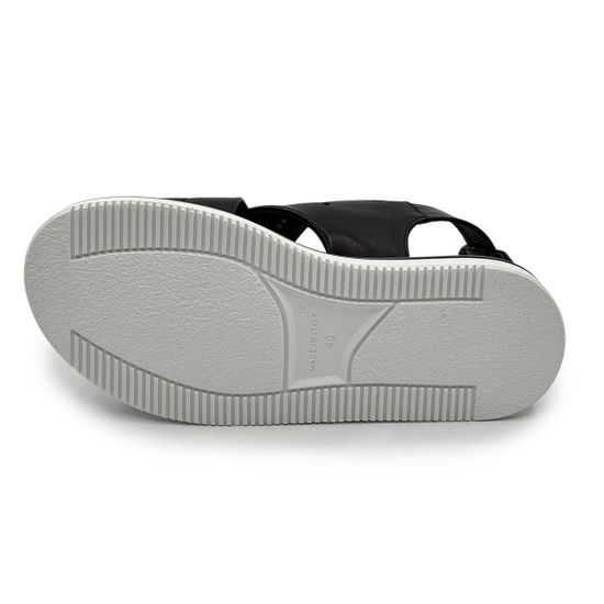 Сандалии GIAMPIERONICOLA черные кожаные - фото 4, A5775 GPN