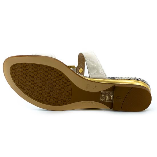 Сабо Loretta Pettinari бежевые - фото 4, 