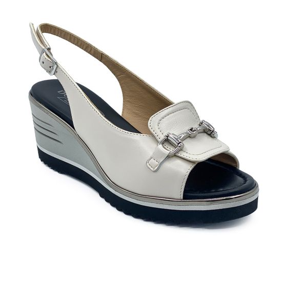 Босоножки Donna Soft бежевые кожаные - фото 2, DS2054 DS