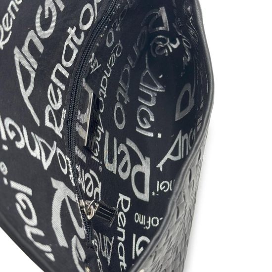 Клатч Renato Angi черный из плетеной кожи - фото 5, 3404517 RA NERO