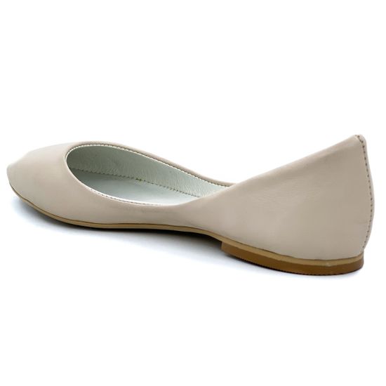 Балетки Cover светло-бежевые - фото 4, 