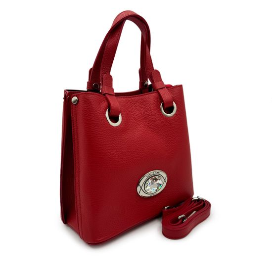 Сумка Renato Angi красная кожаная - фото 2, 3257901 RA ROSSO