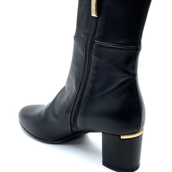 Сапоги Giada Gabrielli черные кожа демисезонные - фото 6, 1209 GABR NAPPA