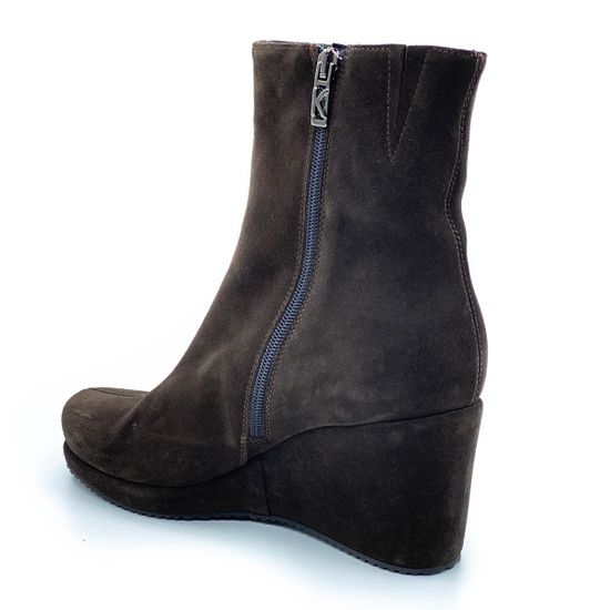 Ботинки Kelton коричневые замшевые МЕХ - фото 3, 