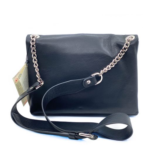 Сумка Renato Angi черная кожаная - фото 3, 