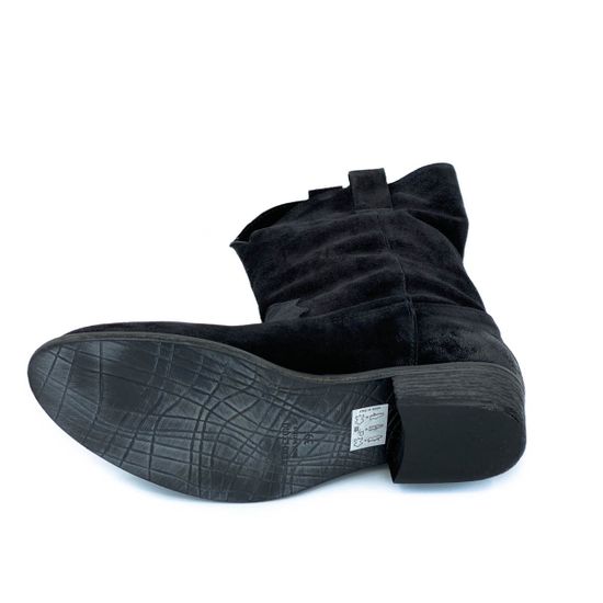 Полусапоги Mimmu черные замшевые демисезонные - фото 4, F431K4 MIM NERO