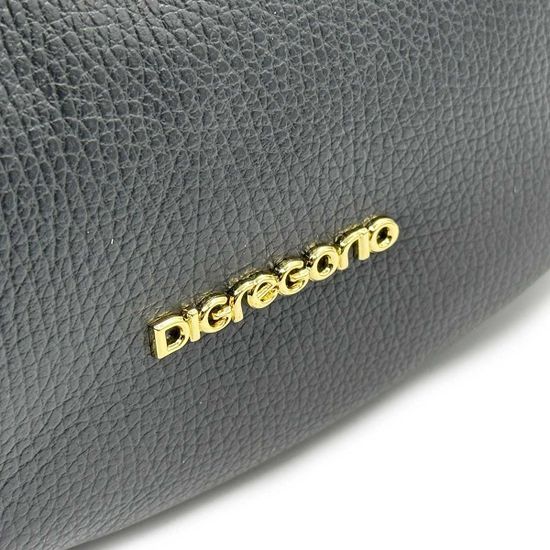 Сумка Di Gregorio черная кожаная - фото 5, 9172 DG NERO