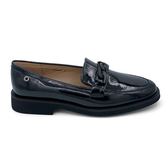 Лоферы Tuffoni черные из лакированной кожи - фото 1, 
