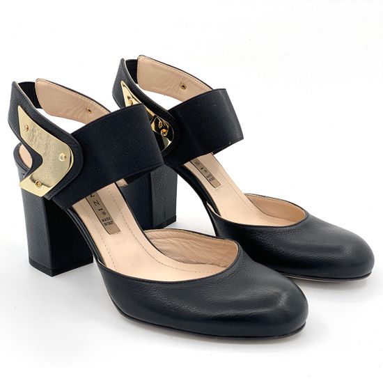 Босоножки Renzi кожаные черные - фото 7, 503407B RZ