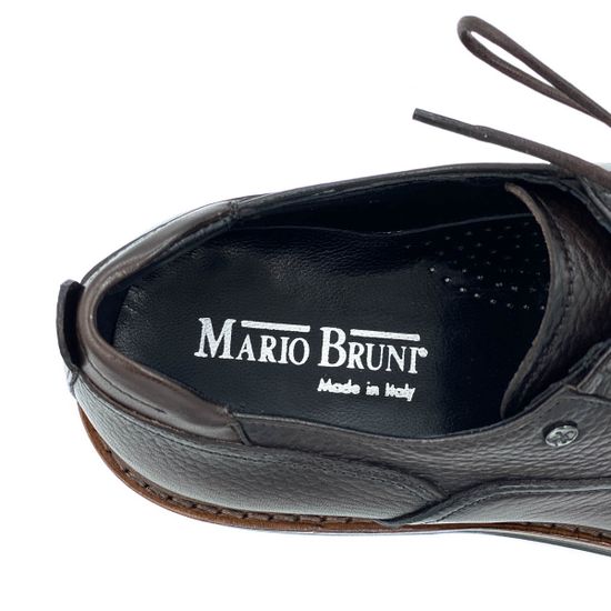 Туфли Mario Bruni коричневые кожаные демисезонные - фото 7, 64124 MB MORO