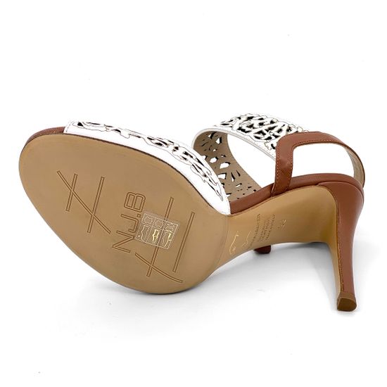 Босоножки Norma J. Baker кожаные белые - фото 4, 7590E5A NJ