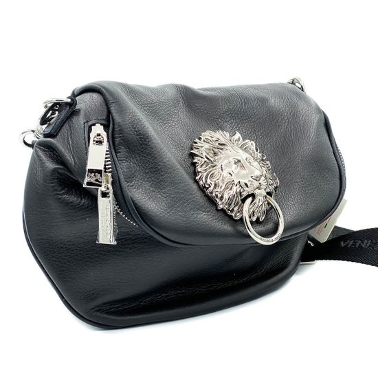 Сумочка Renato Angi черная кожаная - фото 2, 