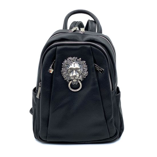 Рюкзак Renato Angi черный кожаный - фото 1, 