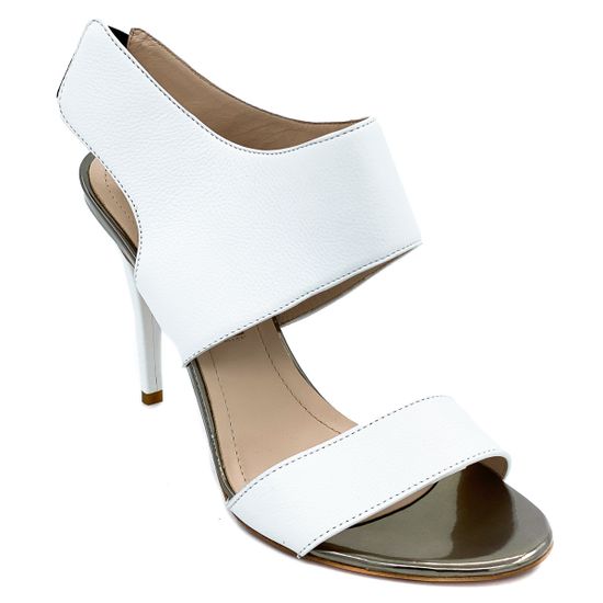 Босоножки Renzi кожаные белые - фото 2, 501500C RZ