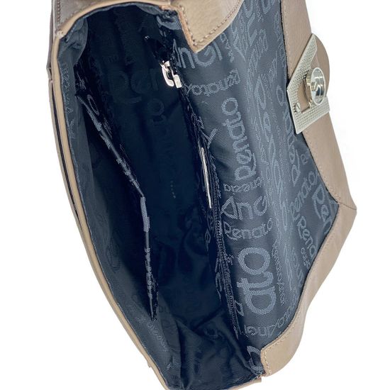 Сумка кросс-боди Renato Angi бежевая кожаная - фото 5, 2908081 RA BEIGE