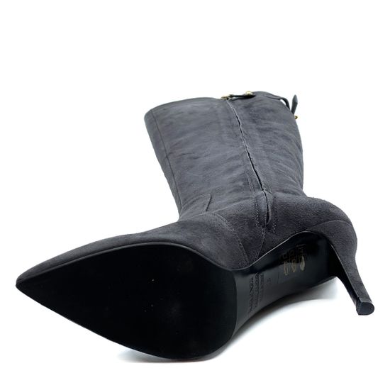 Сапоги Renzi серые замшевые демисезонные - фото 8, 491605D RZ