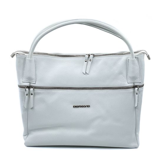 Сумка Di Gregorio белая кожаная - фото 1, 
