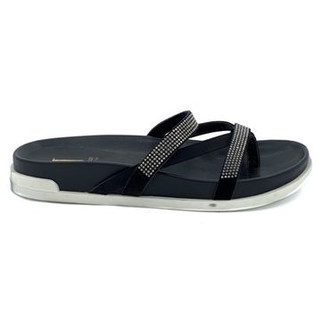 Вьетнамки Jeannot черно-серебряные - фото 1, 37064 JN