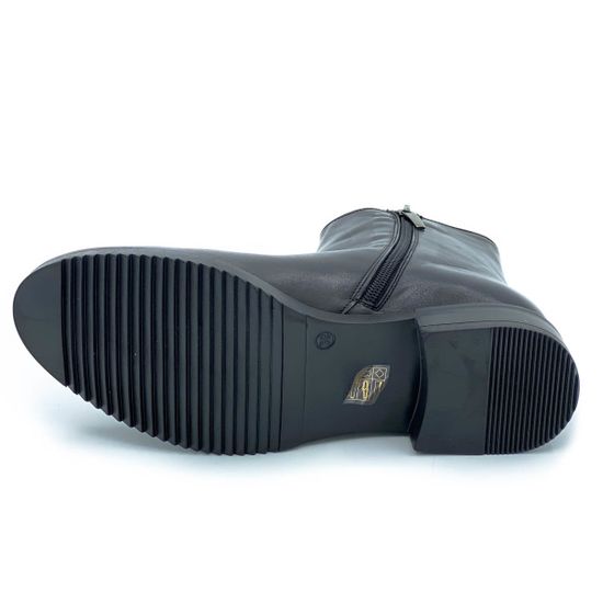 Ботинки Mot CLe черные кожаные демисезонные - фото 4, 