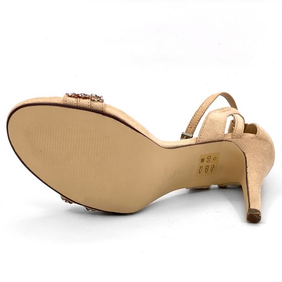 Босоножки Menbur кожа бежевая - фото 4, 