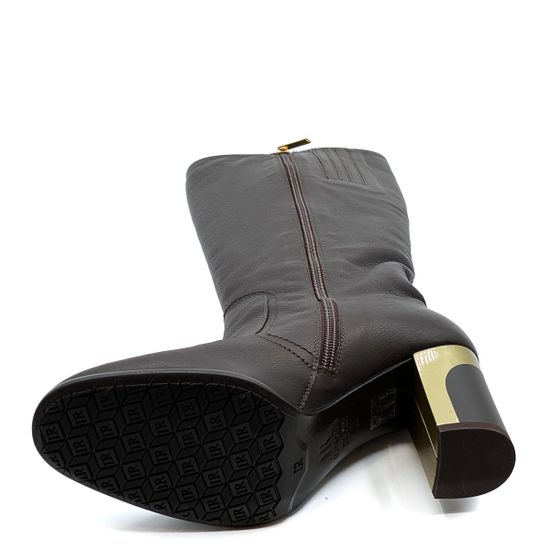 Сапоги Ilasio Renzoni темно-коричневые байка - фото 4, 