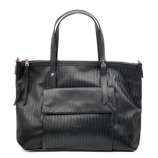 Сумка Ripani черная кожаная - фото 1, 