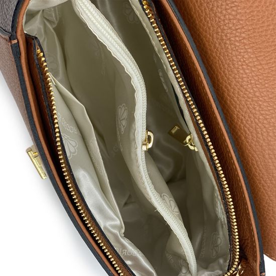 Сумка Di Gregorio рыжая кожаная - фото 5, 