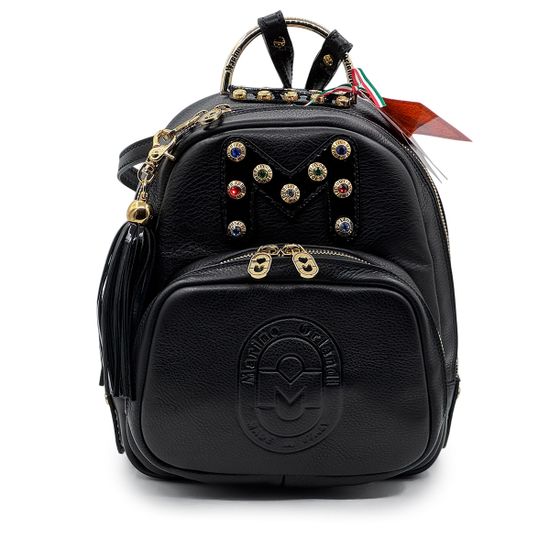 Рюкзак Marino Orlandi черный кожаный - фото 1, 4827 MO NERO2