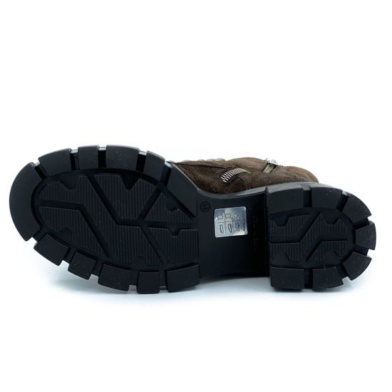 Ботинки Fru.it коричневые замшевые демисезонные - фото 4, 6415 FR MORO