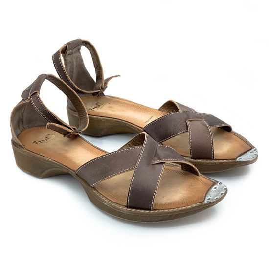 Босоножки Fru.it коричневые кожаные - фото 7, 8002 FR