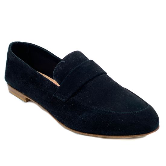 Лоферы женские Renzi замшевые черные - фото 2, 