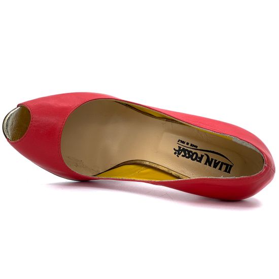 Туфли Ilian Fossa красные кожаные - фото 5, 