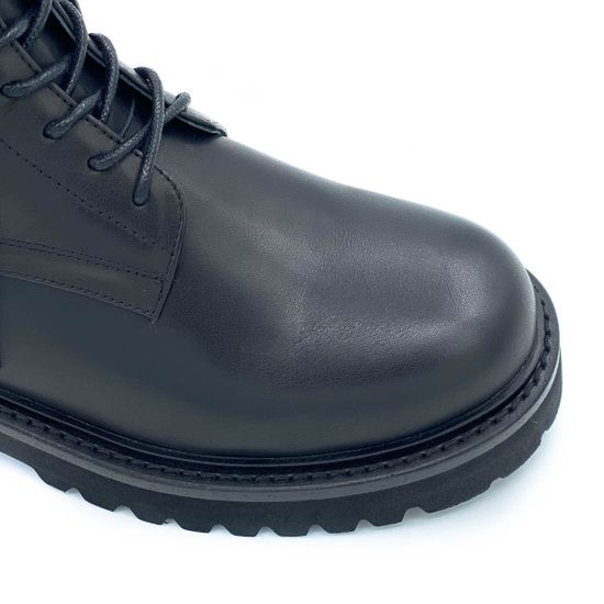 Ботинки Tuffoni черные кожаные Байка - фото 6, 3522023LB TUF