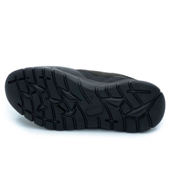 Кроссовки Lab Milano черно-зеленые кожаные МЕХ - фото 4, 