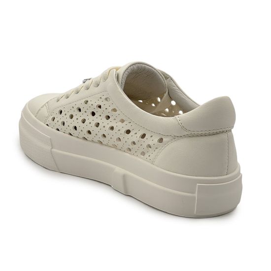 Кеды TUFFONI белые кожаные перфорированные - фото 3, 3525053LL TUF