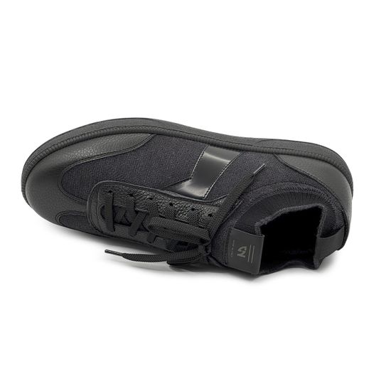 Кеды GIAMPIERONICOLA черные кожа/текстиль на шерстяной подкладке - фото 5, 44516B GPN NERO