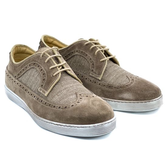 Ботинки Giampieronicola бежевые замшевые - фото 7, 