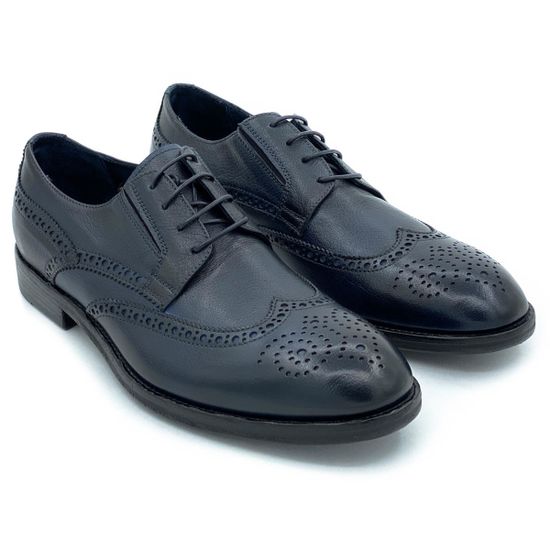 Ботинки Giampieronicola синие кожаные демисезонные - фото 7, 42702A GPN BLU