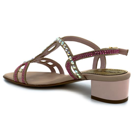 Босоножки Loretta Pettinari бежевые - фото 3, 