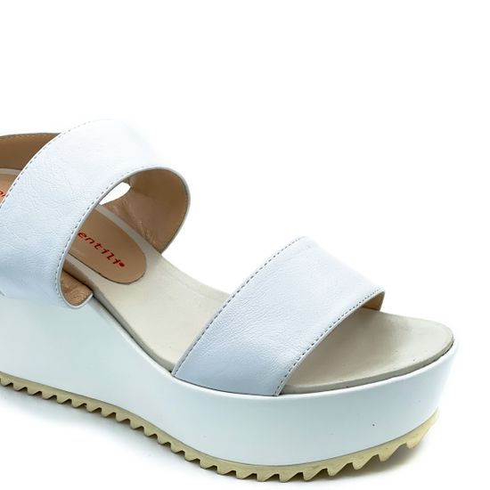 Босоножки Giorgio Piergentili белые кожаные - фото 6, 443 GP