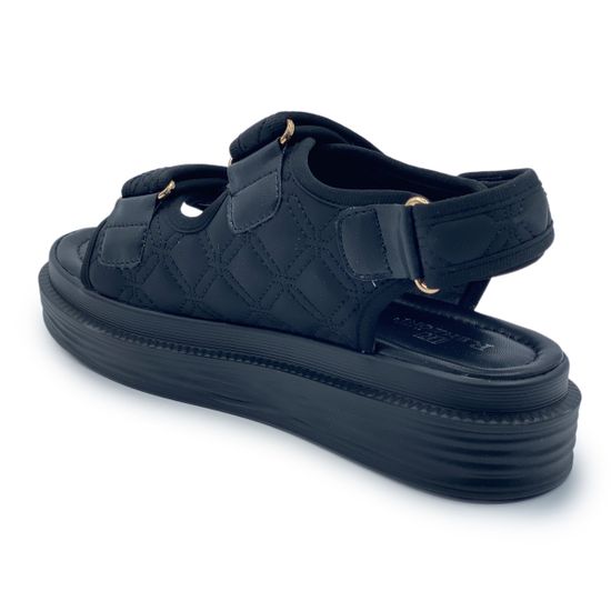 Босоножки Ilasio Renzoni черные текстильные - фото 3, M205 IR NERO